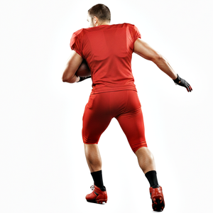 Vêtements de sport marron, uniforme de football américain, chemise à manches courtes, vêtements de sport de sécurité professionnels, nom d'équipe personnalisé, 100% polyester - Product Image 3