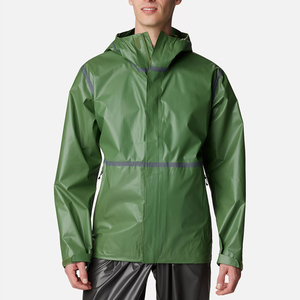VANEK INTERNATIONAL Unisex Color Blocking <b>Racer</b> <b>Jacket</b> Zipper Front Waterproof Windproof Breathable Sporty Hooded Fleece Quilted - Product Image 1