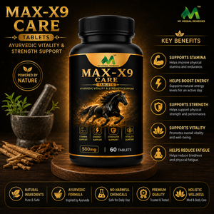 Tabletas de Extracto Herbal MY HERBALS MAX-X9 CARE 500mg, Fórmula para Mejorar el Rendimiento, Energía y Resistencia Física - Product Image 6