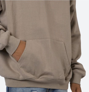 Sweat-shirts en molleton 100 % coton pour hommes, qualité supérieure, coupe classique, grandes tailles, tricotés, couleur unie, poche appliquée, fournis directement par l'usine - Product Image 4