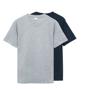 เสื้อยืดผู้ชาย ผ้าฝ้าย 220 กรัม ระบายอากาศได้ดี เป็นมิตรต่อสิ่งแวดล้อม คอกลม แขนสั้น ทรงโอเวอร์ไซส์ สวมใส่สบาย ผ้าเจอร์ซีย์ถัก ทอแน่น ไม่เป็นขุย - Product Image 4
