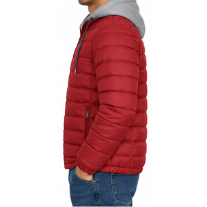 Veste matelassée personnalisée haut de gamme pour homme, manteau d'hiver chaud et isolé, vêtement d'extérieur décontracté, fournisseur en gros OEM ODM - Product Image 4