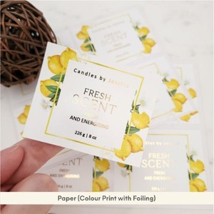 Custom Foil Stickers Gold Silver Foil <b>Label</b> Printing Metallic Adhesive Sticker Luxury <b>Packaging</b> <b>Label</b> - Product Image 5