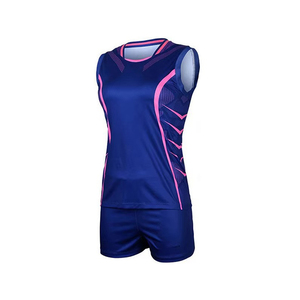 2026 New Team Number Manufacturer Elastic Polyester Volleyball Uniform Shirt Jersey for Unisex Short Sleeve Printed Custom Logo - Product Image 4