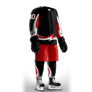 Uniforme de Hockey sobre Hielo de Alta Demanda con Gráficos y Logotipo Personalizados del Equipo - Product Image 6