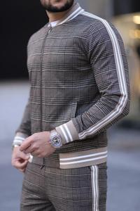 Ensemble de survêtement à carreaux pour homme, style streetwear - Product Image 6