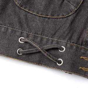 <b>Custom</b> <b>Denim</b> <b>Jacket</b> Woman Jeans for Jeans Woman <b>Jacket</b> With Print Pearl Hood Fur Woman <b>Denim</b> - Product Image 4