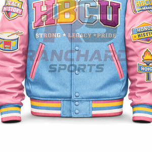 Chaqueta Universitaria HBCU para Hombre y Mujer – Chaqueta Bomber Varsity Atemporal con Estilo Retro - Product Image 3