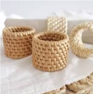 Porte-serviettes élégants en bambou, style anneau, pour sublimer votre décoration de fête, disponibles à prix de gros. - Product Image 5