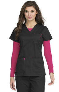 Conjunto de Uniformes Médicos Ultra Suaves y Elásticos para Mujer, Ecológicos, con Blusa y Pantalones Tipo Jogger para Trabajo Hospitalario - Product Image 6