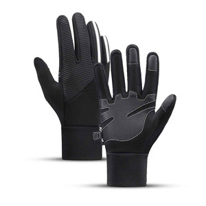 Gants de cyclisme demi-doigts pour hommes et femmes, respirants, paume rembourrée, antidérapants, évacuation de l'humidité, logo personnalisé, vente en gros OEM - Product Image 3