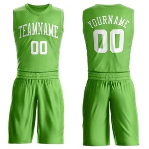 Ensemble de maillots de basket-ball réversibles personnalisés de haute qualité, couleurs uniques, logo imprimé, uniforme de basket-ball pour jeunes hommes, nouveau modèle - Product Image 1
