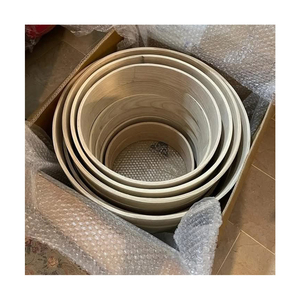 Cerceau de tambour chamanique en bois de saule naturel avec peaux de tambour en PVC, tambour à main, percussion haut de gamme, instrument de musique en bois - Product Image 3