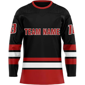 Camisetas Sublimadas Personalizadas para Ligas Deportivas, 100% Poliéster, Camisetas de Equipo, Jersey de Hockey sobre Hielo Personalizado para Hombre, Uniforme de Hockey sobre Hielo Sublimado - Product Image 6