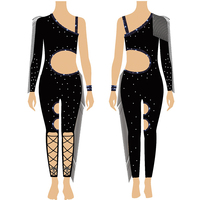 Tenue de Danse de Compétition pour Femmes, Costume Sexy de Cheerleader, Uniforme d'Équipe de Majorettes pour Filles