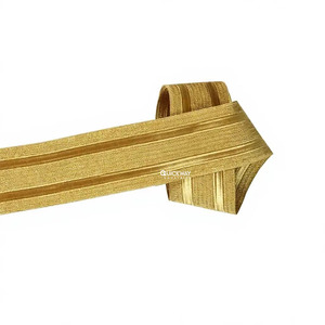 Tresse dorée pour uniforme de cérémonie, en Mylar français, faite à la main, largeur personnalisable - Product Image 5