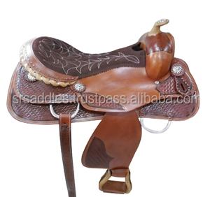 Selles Western pour chevaux Selle anglaise avec couleur et taille personnalisées l Produits d'équitation en cuir - Product Image 2