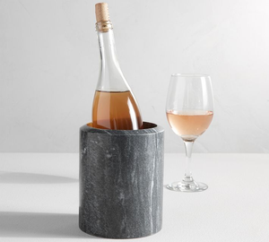 Seau à glace en pierre blanche, refroidisseurs modernes de luxe pour hôtel, restaurant, refroidisseur de vin décoratif - Product Image 2