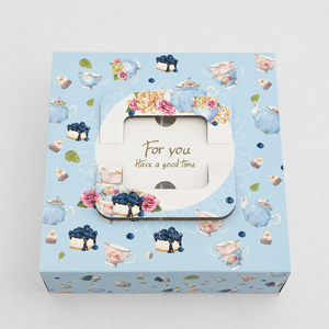 Wholesale Biodegradable Eco-Friendly Customized Mochi Paper <b>Box</b> Packaging for <b>Candy</b> Pastry Mooncake with Handle - Product Image 1