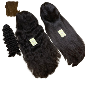 Peluca de encaje de cabello humano vietnamita suizo 5x5 HD pelucas crudas rectas onduladas naturales nudos pequeños blanqueados pelucas resaltadas - Product Image 1