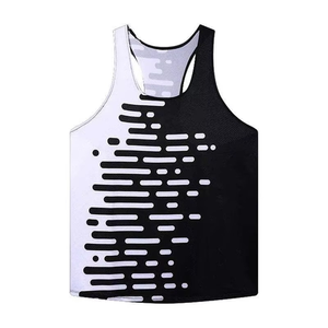 OEM Men's <b>Back</b> Tank <b>Top</b> <b>Low</b> Price Custom Print Cotton Gym Fitness Single Workout Bodybuilding Men's Tank <b>Top</b> - Product Image 1