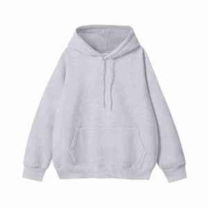 Custom 100% Cotton French Terry Hoodie Men Heavyweight Oversized 3D Embroidery <b>Sweatshirt</b> XL Size Winter Pullover Logo Hoodie - Product Image 1