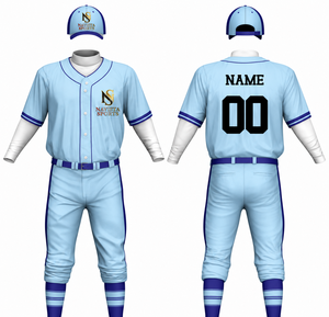 Uniforme de baseball personnalisé imprimé par transfert thermique, unisexe, 100% polyester, respirant, respectueux de l'environnement, kit adulte, impression de nom et de numéro - Product Image 1