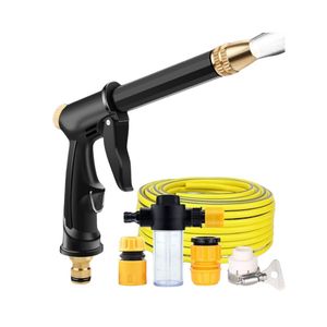 Pistolet d'arrosage rétractable haute pression pour le lavage de voitures, le nettoyage domestique et l'arrosage des fleurs - Product Image 4
