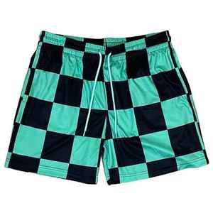 Shorts de sport pour hommes entièrement sublimés, imprimé graphique, décontractés, séchage rapide, avec cordon de serrage, élégants, en maille pour le basketball - Product Image 4