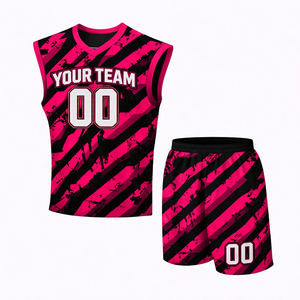 Maillots d'équipe personnalisés réversibles à impression numérique de haute qualité, antibactériens, 100% polyester, vente en gros, meilleurs modèles personnalisés - Product Image 2
