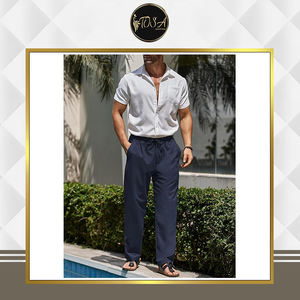 Offre incroyable : Pantalon décontracté pour homme en tissu Oxford léger, coupe droite, imperméable et respirant, qualité supérieure, réputé - Product Image 3