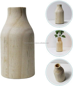 Decoración de mesa de alta calidad, artesanía de madera, arreglo de flores artificiales, florero de madera a la venta a los mejores precios - Product Image 2