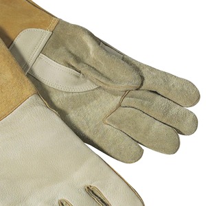 Gants de soudage TIG en cuir de vachette pleine fleur, résistants à la chaleur, anti-coupure, anti-choc, de qualité supérieure pour la sécurité au travail - Product Image 3