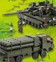 Ensemble de blocs de construction militaires OXFORD COBRA, hélicoptère, char, véhicule blindé, âge +7, figurines de soldats, jouets constructifs CJ3659 Corée