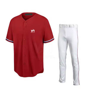 Créez votre propre uniforme de baseball pour équipe, vêtements d'entraînement respirants et à séchage rapide pour adultes. - Product Image 1