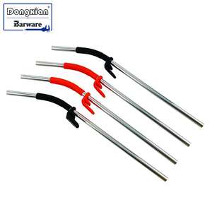 Pajitas Reutilizables de Acero Inoxidable Bold Blossom Bendy Loop, Ecológicas, Biodegradables, de Grado Alimenticio, 6mm X 215mm - Product Image 3