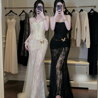 Robe longue de soirée pour femme, manches courtes, unie, en soie lavable, taille naturelle, élégante, confortable et décontractée