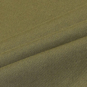 Sudadera de Cuello Redondo Color Verde Oliva para Mujer, Manga Larga, Informal, Tejida, 100% Algodón, para Otoño - Product Image 5