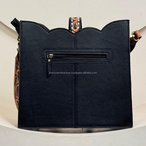 2025 femmes conception personnalisée usiné à la main en cuir bandoulière Messenger sac fourre-tout Durable idéal pour le travail voyage sac à main de tous les jours - Product Image 5