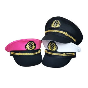 Casquettes de fatigue Chevalier d'Argent Commanderie des Templiers Régalia Maçonnique Feutre/Velours Personnalisable Broderie à la main Métal Argenté MOQ - Product Image 4