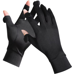 Gants longs classiques pour femme, en satin extensible, noir, blanc, rouge, gris, pour opéra/coudes/poignets, style Charleston, pour l'été - Product Image 3