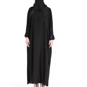 Abayas Islámicas Estilo Hijab para Mujer, Abaya Modesta para Mujer, Ropa Islámica Elegante de Dubái, Kaftan, Abayas Estilo Qatarí para Niñas - Product Image 2