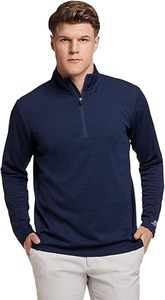 Men Sports Long Sleeve Shirts Half Zip up Sweatshirt Fitness Jogging <b>Tops</b> Breathable Training Compression Running T Shirts - Product Image 1