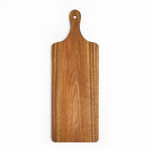 Blocs à découper en bois rectangulaires avec poignée, ensemble combiné, planche à découper en bois naturel pour la cuisine - Product Image 3