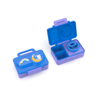 Boîte à lunch isotherme pour enfants, personnalisée, mignonne, écologique, 3 compartiments, anti-fuite, sans BPA, de qualité alimentaire, grande taille