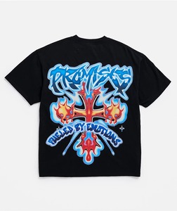 เสื้อยืดทรงบ็อกซี่ แขนสั้น ผ้าคอตตอนฟอกสี สไตล์ลำลอง สตรีทแวร์ ลายกราฟิก ทรงหลวม โอเวอร์ไซส์ สำหรับผู้ชาย - Product Image 6