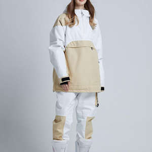 Traje de Esquí para Mujer Talla Grande, Impermeable, Cortavientos, Transpirable, Cálido, Conjunto de Chaqueta y Pantalones para Nieve, Ropa de Esquí de Invierno - Product Image 4