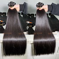 Extensions de cheveux humains Remy de haute qualité, lisses comme des baguettes, de 8 à 40 pouces, pour la fabrication de perruques, couleur blonde, cuticules intactes, 100g