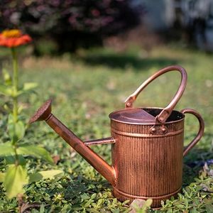 Handcrafted Copper <b>Watering</b> <b>Can</b> for Indoor Outdoor Plants Garden Home Decor <b>Vintage</b> Metal Plant <b>Watering</b> cane with Long Spout - Product Image 6