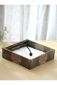 Wood Bohemian Design <b>Vanity</b> Tissue Box Cover Decorative Facial Tissue Holder Durable Eco-Friendly Bathroom Bedroom <b>Table</b> Box - Product Image 4
